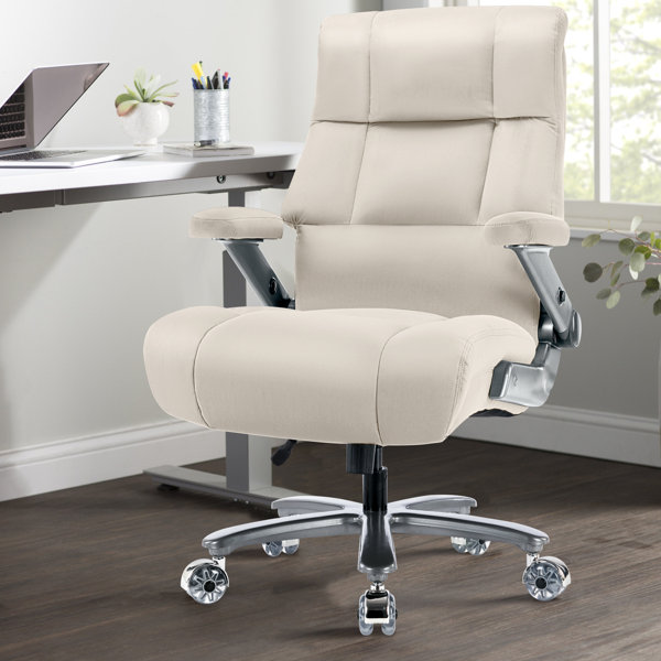 Aracele ergonomic executive leather 2024 office desk chairs latitude run